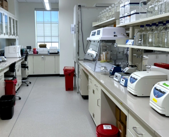 Texas Tech Microbiology lab